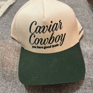 Green and Cream Cap - caviar cowboy